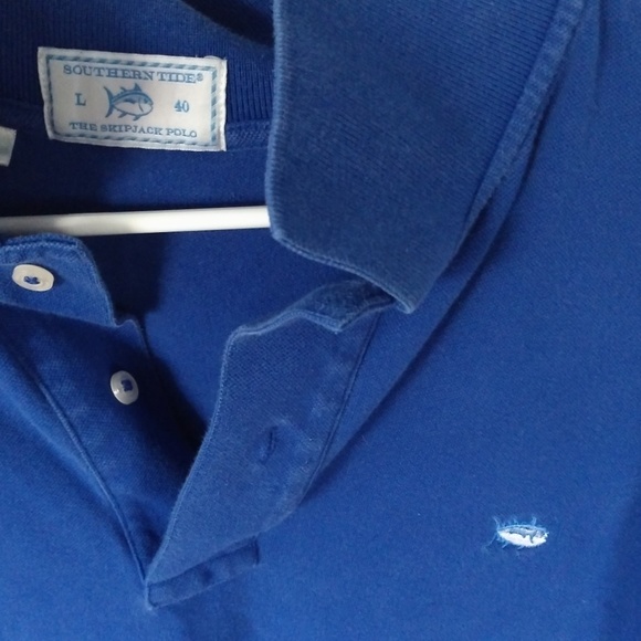 Southern Tide blue men's large size 40 polo - Picture 1 of 2